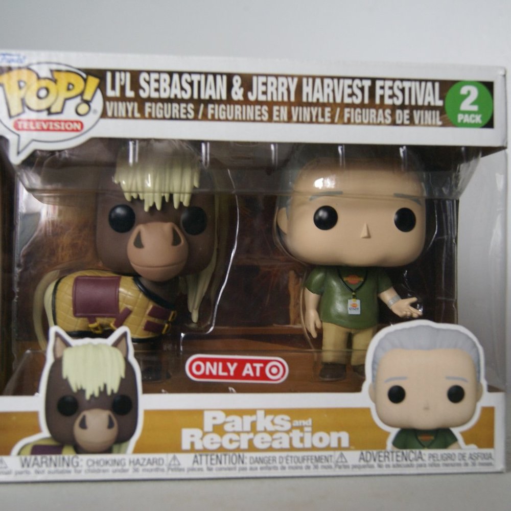 POP! 2 PACK PARKS AND RECREATION LIL SEBASTIAN & JERRY HARVEST FESTIVAL